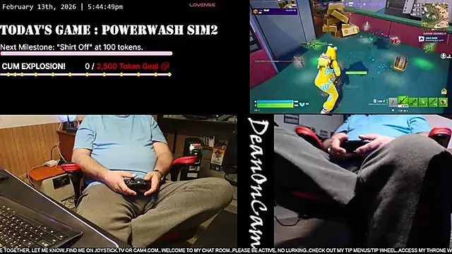 Snapshot of DeanonCam chatting on 02-13-26, 11:45 DeanonCam online show from 02-13-26, 11:45