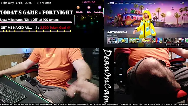 Snapshot of DeanonCam chatting on 02-17-26, 08:48 DeanonCam online show from 02-17-26, 08:48