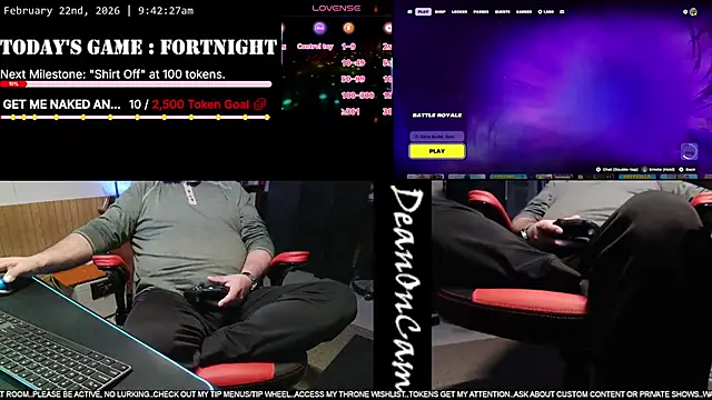 Snapshot of DeanonCam chatting on 02-22-26, 03:43 DeanonCam online show from 02-22-26, 03:43