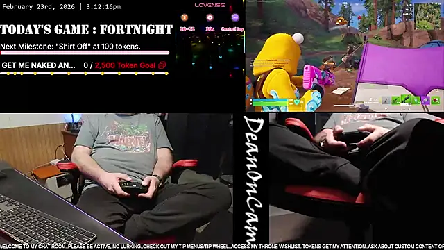 Snapshot of DeanonCam chatting on 02-23-26, 09:12 DeanonCam online show from 02-23-26, 09:12