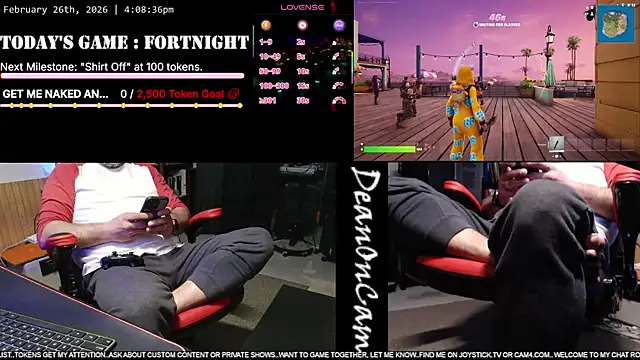 Snapshot of DeanonCam chatting on 02-26-26, 10:09 DeanonCam online show from 02-26-26, 10:09