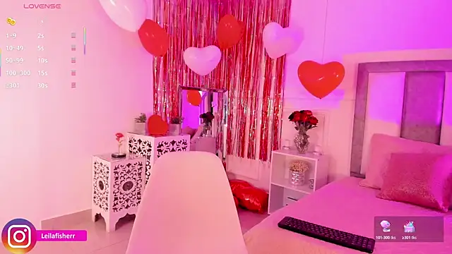 Snapshot of Leilafisherr chatting on 02-13-26, 09:11 Leilafisherr online show from 02-13-26, 09:11