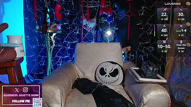 GoddessJulietteNoiir online show from 08-01-26, 11:20