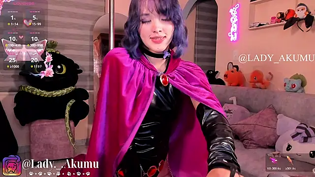 Snapshot of LadyAkumu chatting on 07-02-26, 03:45 LadyAkumu online show from 07-02-26, 03:45