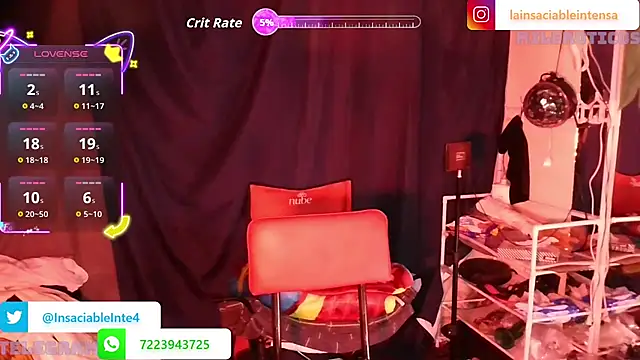 Snapshot of LaInsaciableIntensa chatting on 10-22-25, 02:45 LaInsaciableIntensa online show from 10-22-25, 02:45