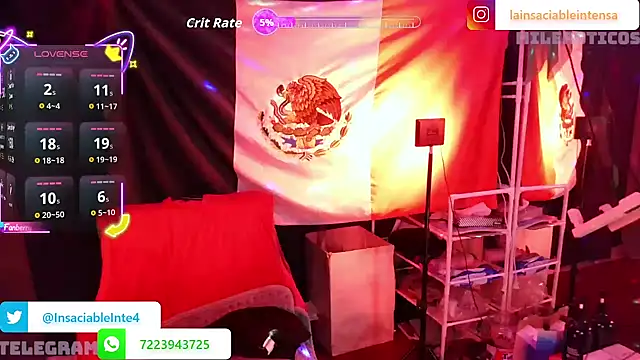 Snapshot of LaInsaciableIntensa chatting on 10-24-25, 02:08 LaInsaciableIntensa online show from 10-24-25, 02:08