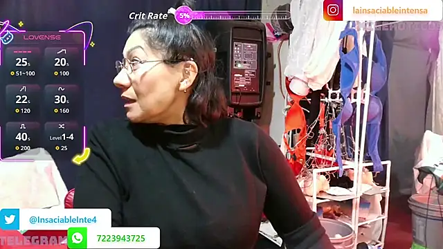 Snapshot of LaInsaciableIntensa chatting on 02-25-26, 02:21 LaInsaciableIntensa online show from 02-25-26, 02:21