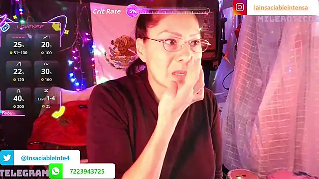 Snapshot of LaInsaciableIntensa chatting on 03-08-26, 11:41 LaInsaciableIntensa online show from 03-08-26, 11:41