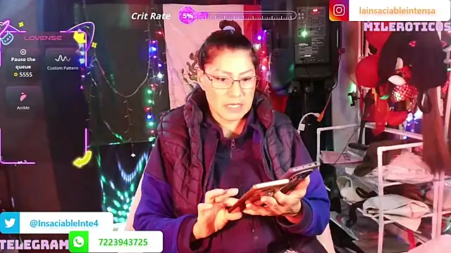 Snapshot of LaInsaciableIntensa chatting on 06-14-26, 01:58 LaInsaciableIntensa online show from 06-14-26, 01:58