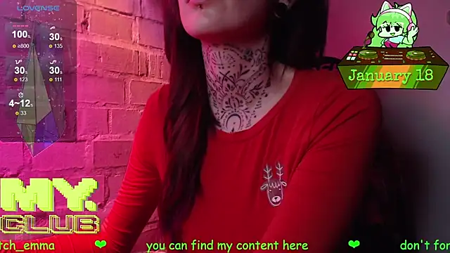 Witch Emma online show from 01-18-26, 08:07