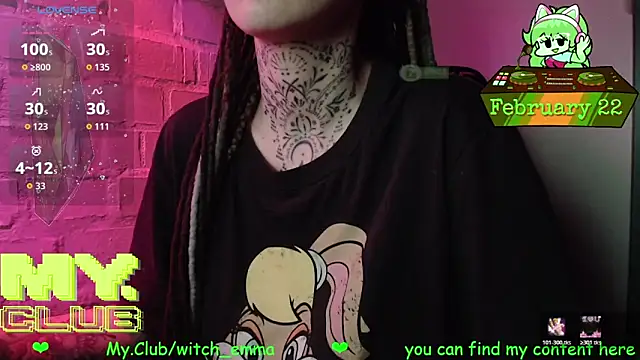 Witch Emma online show from 02-22-26, 07:40