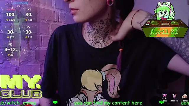 Witch Emma online show from 04-21-26, 06:55