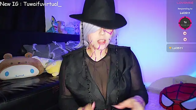 Snapshot of TuWaifuVirtual1 chatting on 11-01-25, 12:34 TuWaifuVirtual1 online show from 11-01-25, 12:34