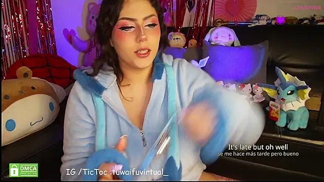 Snapshot of TuWaifuVirtual1 chatting on 02-20-26, 12:07 TuWaifuVirtual1 online show from 02-20-26, 12:07